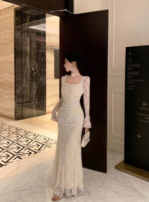 Robe dentelle chic